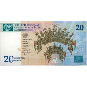 III RP, 20 złotych 2017, 300-lecie koronacji Obrazu Matki Bożej