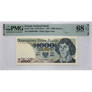 PRL, Warszawa, 1000 złotych 2.07.1975, seria AR