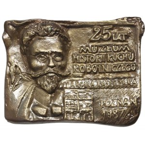 PRL, plakieta z 1987 roku, Marcin Kasprzak, Z.Wujek