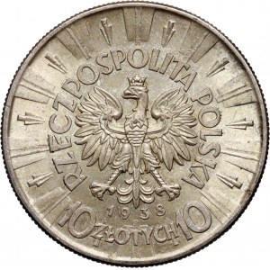 II RP, 10 złotych 1938, Warszawa, Józef Piłsudski