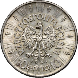 II RP, 10 zlotých 1934, Varšava, Józef Piłsudski