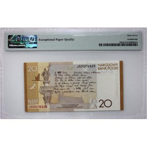 III RP, 20 złotych 2009, Juliusz Słowacki
