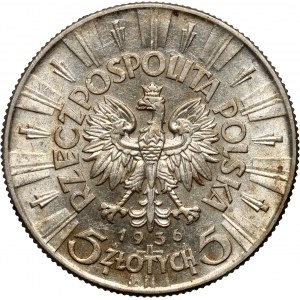 II RP, 5 złotych 1936, Warszawa, Józef Piłsudski