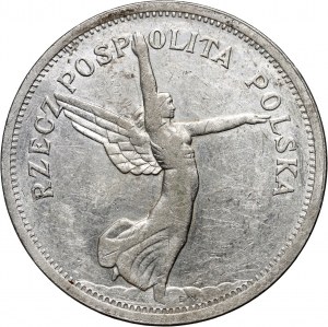 II RP, 5 zl. 1928, Brusel, bez značky, Nike