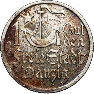 Wolne Miasto Gdańsk, gulden 1923, Utrecht, Koga