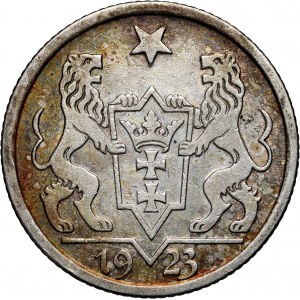 Wolne Miasto Gdańsk, gulden 1923, Utrecht, Koga