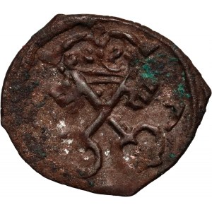 Zygmunt III Waza, denar 1607, Poznań, rzadki
