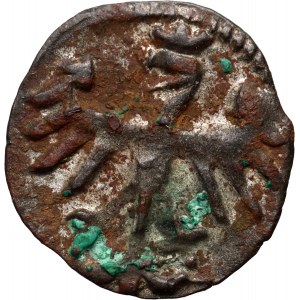 Kazimierz IV Jagiellończyk 1447-1492, denar Kraków-O