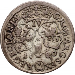 Jan III Sobieski, szóstak 1680 TLB, Kraków, błędna cyfra nominału