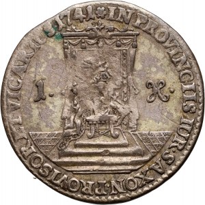 August III, Vicar's penny 1741, Dresden