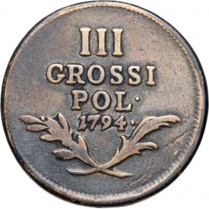 Galicja i Lodomeria, 3 grosze 1794, Wiedeń