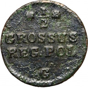 Stanisław August Poniatowski, 1/2 grosza 1768 G, Kraków