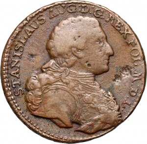 Stanislaw August Poniatowski, trojak 1766 G, Krakov, zbrojíř