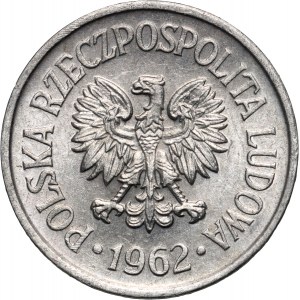 PRL, 10 groszy 1962, rzadszy rocznik