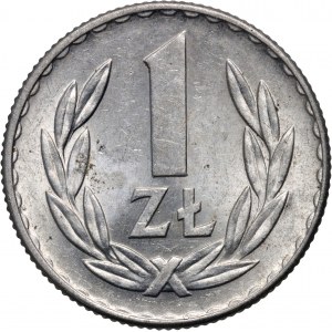 PRL, 1 złoty 1949, Aluminium