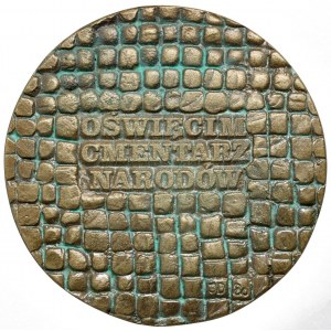 PRL, medal z 1980 roku, Oświęcim Cmentarz Narodów