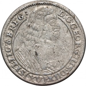 Slezsko, knížectví Brzeg-Legnica-Wołów, Jiří III. z Brzegu, 15 krajcarů 1663, Brzeg