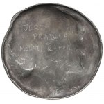Czechoslovakia, medal one-sided portrait of a woman, Jerzy Pradler