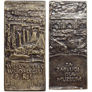 PRL, zestaw plakiet, Rocznica wyzwolenia Poznania, (2 sztuki)
