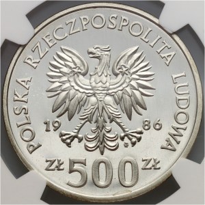 PRL, 500 złotych 1986, Władysław I Łokietek