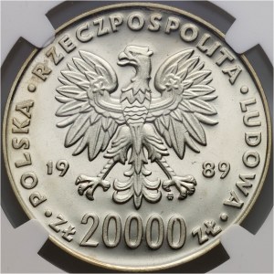 PRL, 20000 złotych 1989, XIV Mistrzostwa Świata w Piłce Nożnej - Włochy