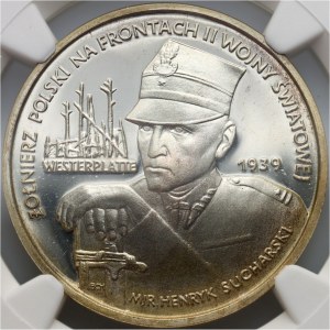 Polská lidová republika, 5000 zlotých 1989, Henryk Sucharski