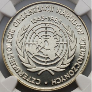 PRL, 500 złotych 1985, 40. lecie Organizacji Narodów Zjednoczonych