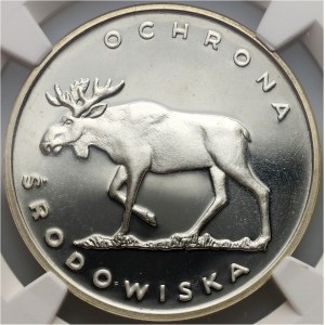 PRL, 100 złotych 1978, Ochrona Środowiska-Łoś