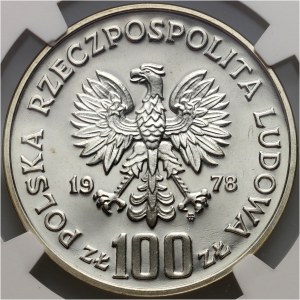 PRL, 100 złotych 1978, Ochrona Środowiska-Łoś