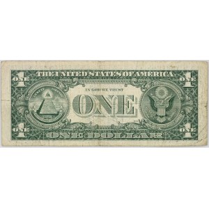 United States of America, Federal Reserve Note - Chicago, 1 dollar 1974, with a star