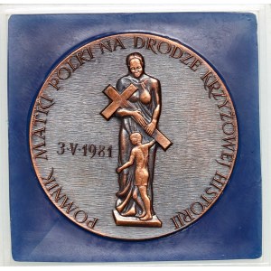 PRL, medal z 1981 roku, Pomnik Matki Polki na Drodze Krzyżowej