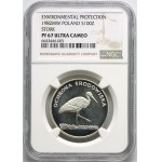 PRL, 100 złotych 1982, Ochrona Środowiska-Bocian