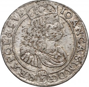 John II Casimir, sixpence 1667 TLB, Bydgoszcz