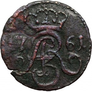 Stanisław August Poniatowski, szeląg 1761, Toruń