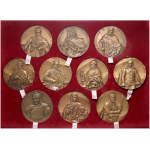 Third Republic, set of 10 TWO medals, outstanding leaders and commanders part 1