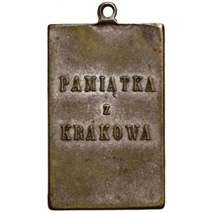 Polska, plakieta z 1910 roku, Pamiątka z Krakowa