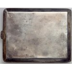 Silver cigarette case with SP monogram