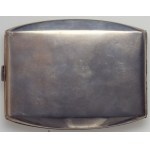 Silver cigarette case with KZ monogram, Krupski and Matulewicz 1927