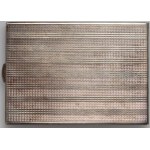Silver cigarette case with NK monogram and dedication 1945, Stanislaw Kulesza