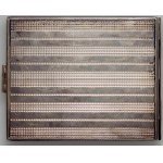 Silver cigarette case with monogram JR