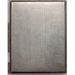 Silver cigarette case with floral motif