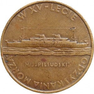 II RP, medal bez daty (1935), Liga Morska i Kolonjalna / XV-lecie odzyskania dostępu morza
