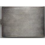 Silver cigarette case, with original tag