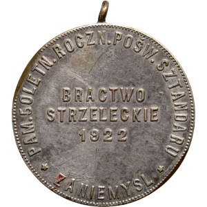 II RP, medal z 1922 roku, Pamiątka 50. rocznicy poświęcenia sztandaru Bractwa Strzeleckiego Zaniemyśl