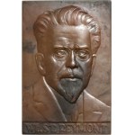 Second Republic, 1926 plaque, Wladyslaw Reymont, by J. Aumiller