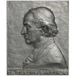 Second Republic, one-sided plaque from 1926, Bishop Władysław Bandurski