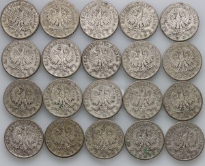 II RP, set of 2 gold coins, Head of a Woman, (20 pieces)