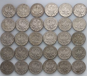 II RP, 2 gold coin set, Head of a Woman, (30 pieces)