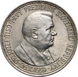 Slovensko, 20 korun 1939, Dr. Josef Tiso, Kremnica