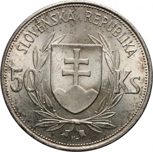 Slovensko, 50 korun 1944, Dr. Josef Tiso, Kremnica
